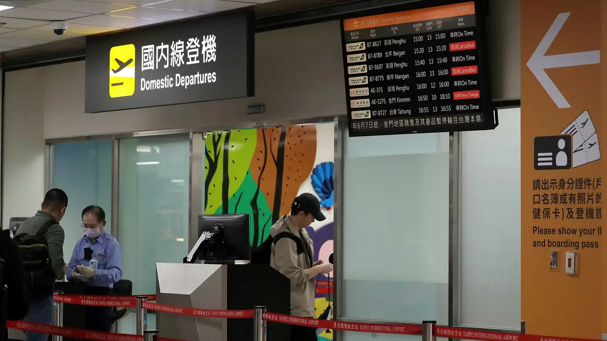 Kina drar sig tillbaka efter övning runt Taiwan