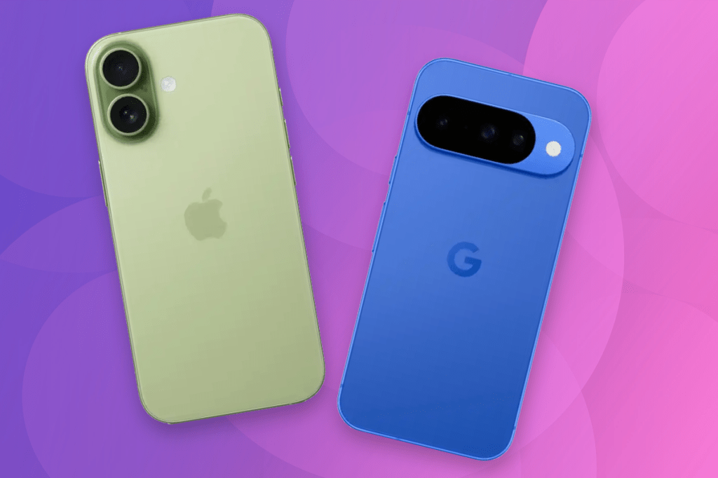 Iphone 17 mot Pixel 10