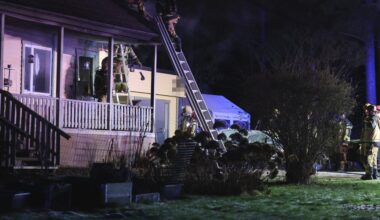 Villabrand nära Vänge utanför Uppsala