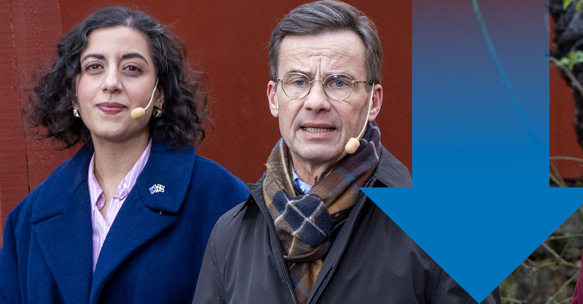 Tapp för M – lägsta siffran på mer än fem år