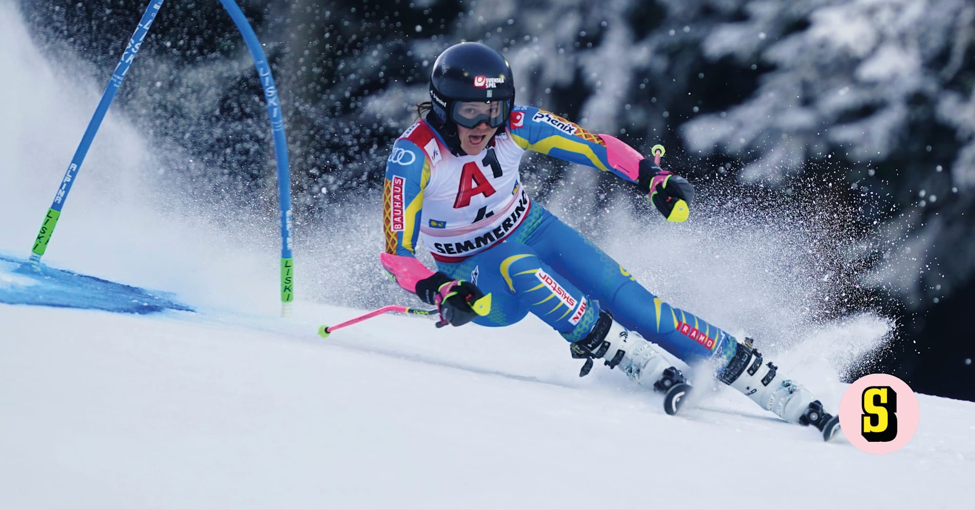 Sara Hector trea i storslalomen i Semmering