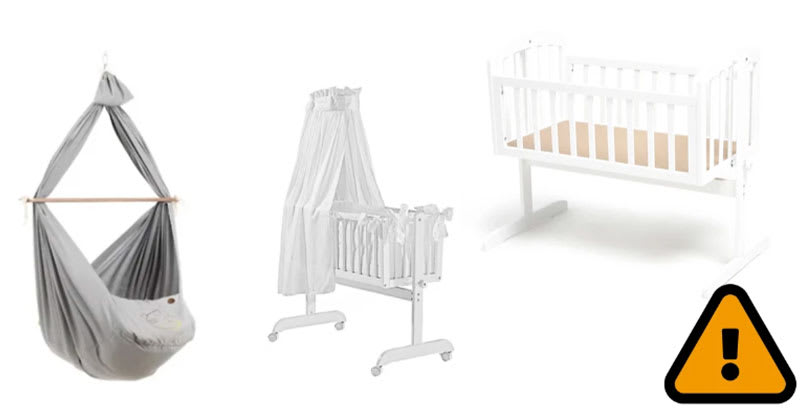 Vaggor livsfarliga – återkallas från Jollyroom och XXXLutz