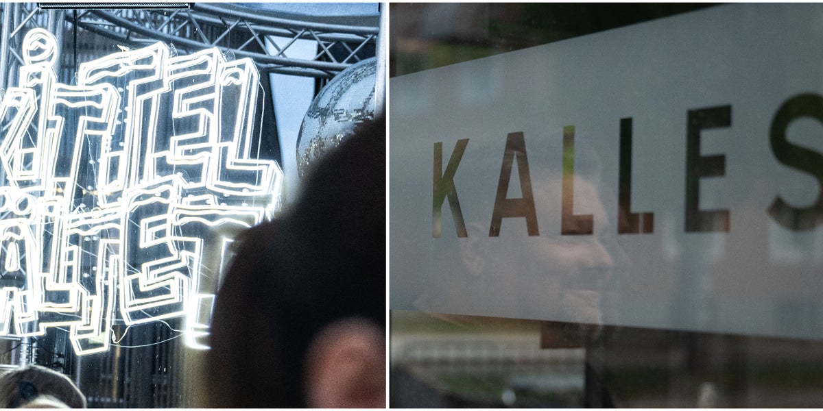 Kittel och Kalles skapar största tältet på PDOL