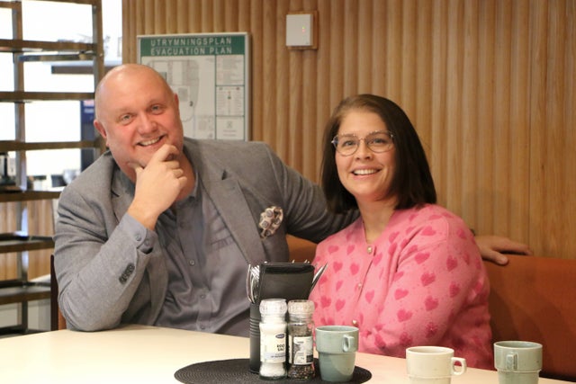 Martin Carlsson och Agnes Lindberg.