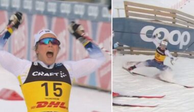 Längdskidor: Johanna Hagström vann kaosartad final