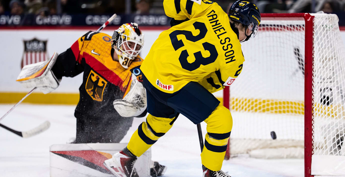 Sverige krossade Tyskland i JVM med 8–1