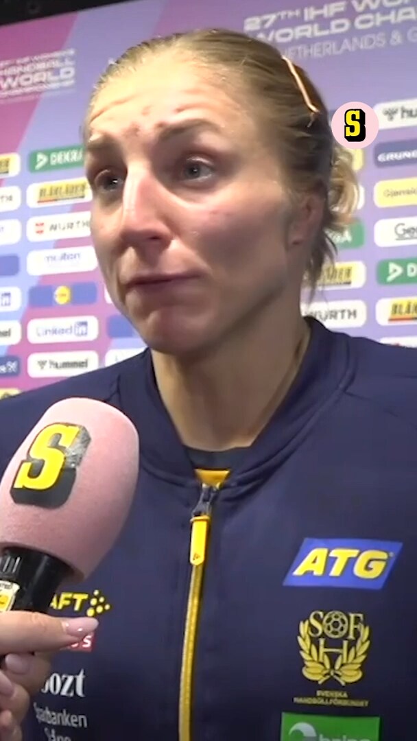 Tårarna efter uttåget ur VM: ”Höll ihop hela matchen – sen bara kom det”