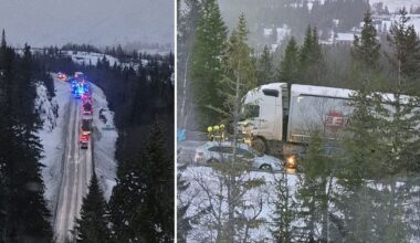 Flera fordon i olycka på E14 i Storlien – en till sjukhus