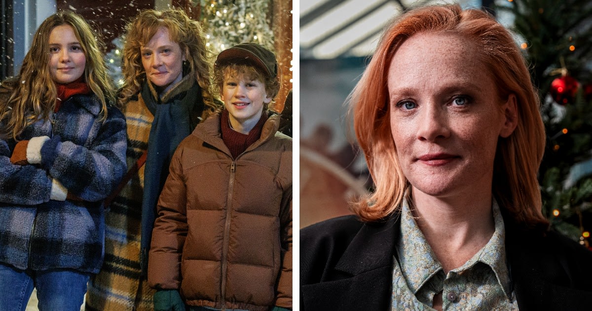 Mamman i julkalendern ”Tidstjuven”: Gravid under inspelningen