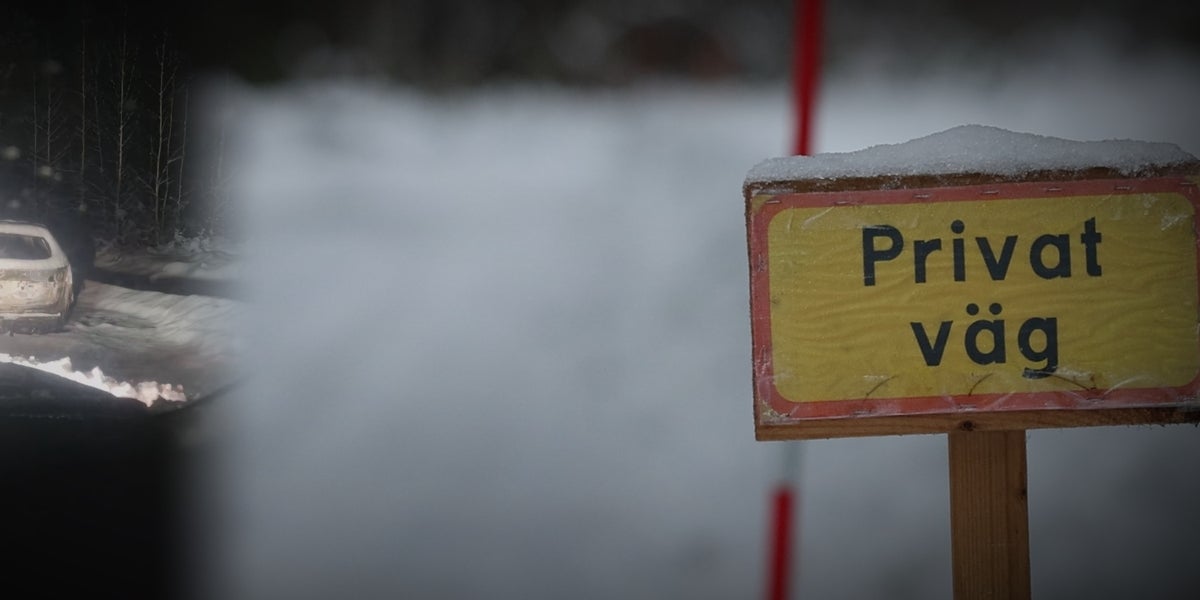 Kvarlevor upptäckta i bil utanför Luleå