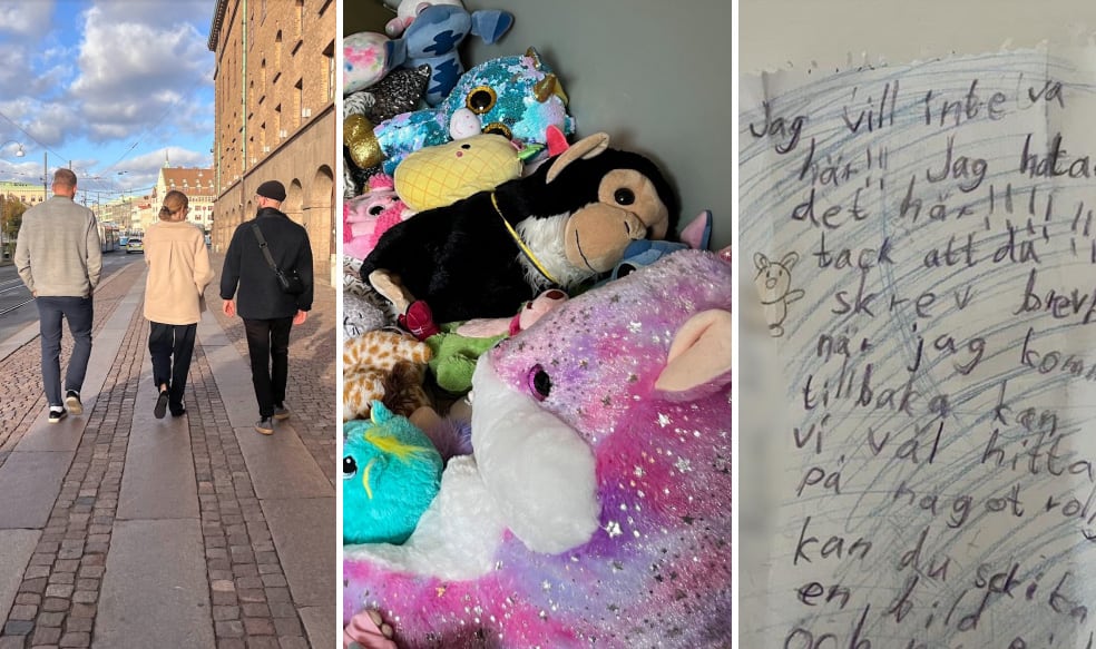 Sjuka Elsa, 8, får inte träffa sina föräldrar – bara skicka brev