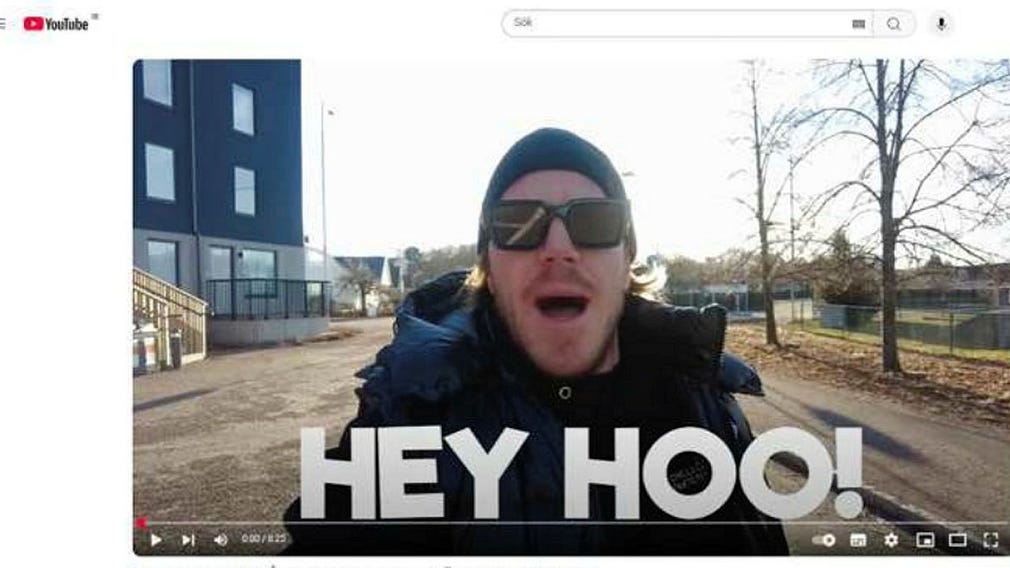 Exempel på hur det kan se ut på ”Chrippas” Youtube-kanal.