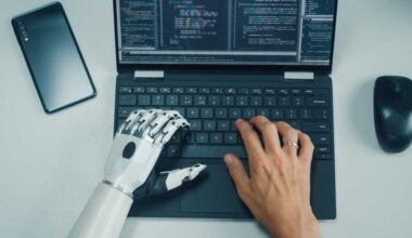AI vibe coding one hand is robot one hand is human