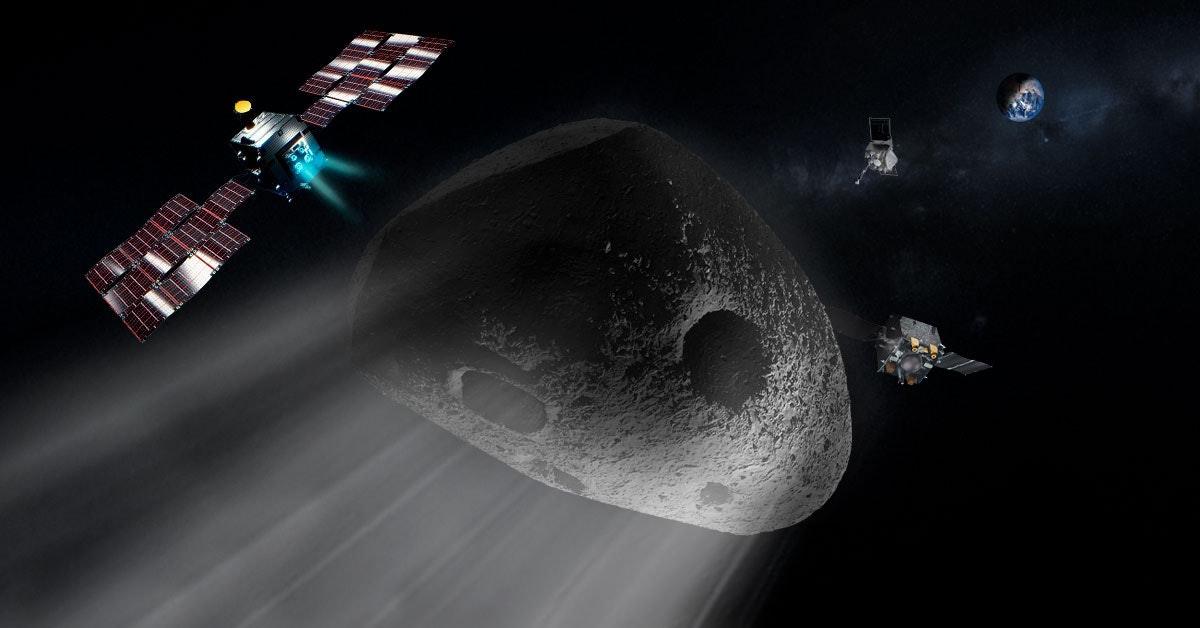 Generalrepetition av domedagen: Tre expeditioner flyger i kapp mot asteroid