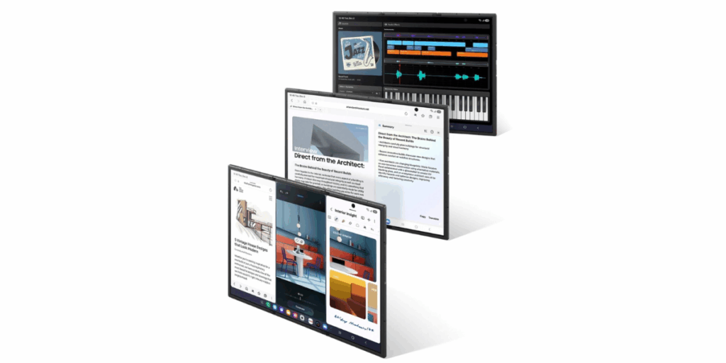 10 tum skärm när den är fullt utvikt. (Foto: Samsung)