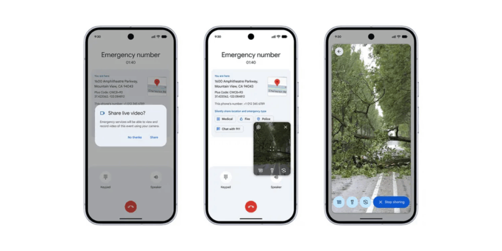 Operatören kan skicka en förfrågan till mobilen om att se din video. (Foto: Google)