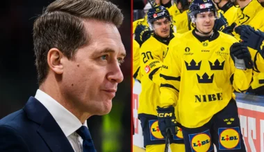 Sam Hallam. Tre Kronor.