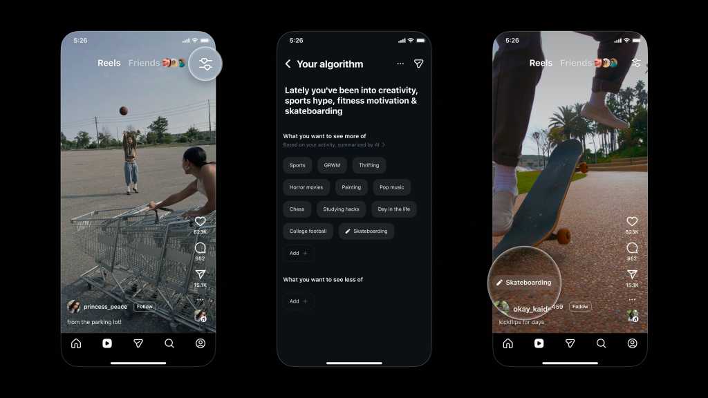 Instagram Reels Control