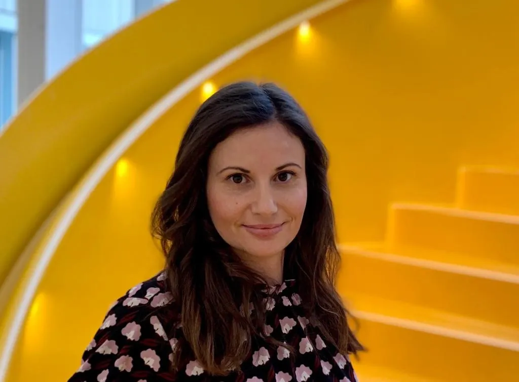 bild på Makrina Daniilidou, forskare vid avdelningen för klinisk geriatrik, NVS.