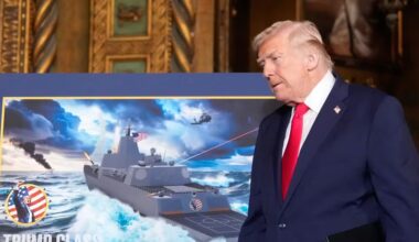 Trump kungör nytt slagskepp som ska heta Trump - Västerbottens-Kuriren