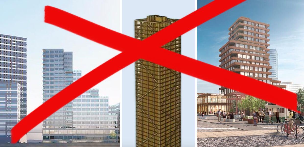 Här är byggplanerna i Kista som inte blir av