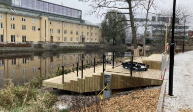 Ombyggnationen av Vasagatan och Vasastrand klar – grönare, tryggare och mer tillgänglig miljö vid Svartån