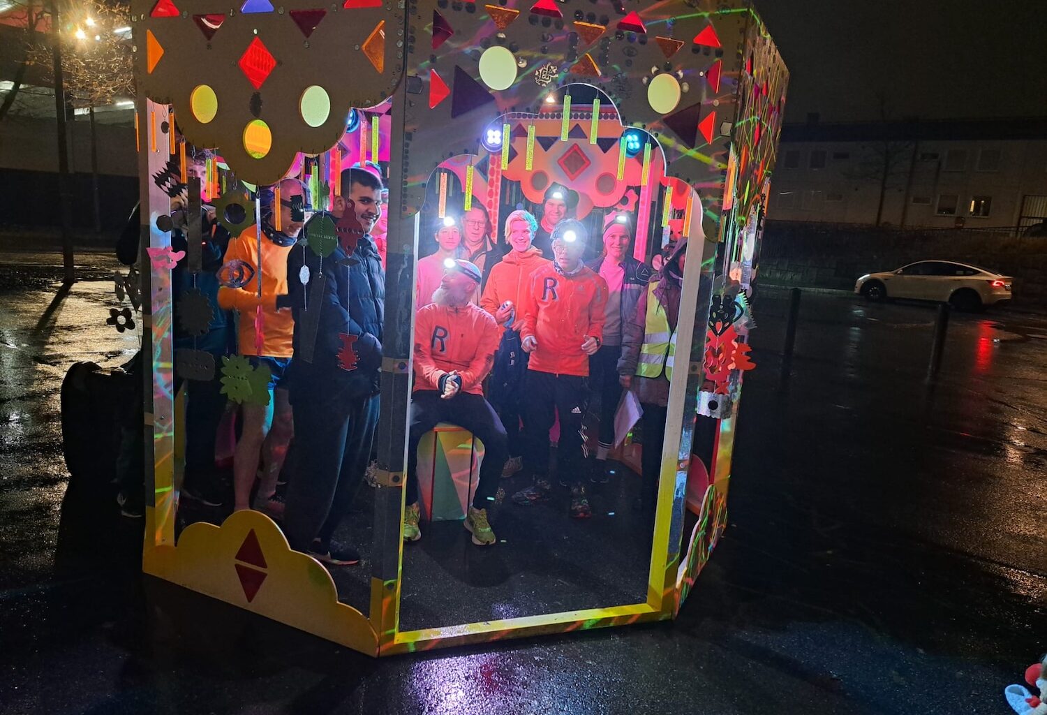 Löpning + ljuskonst = Rinkeby Run