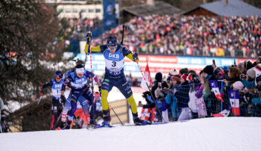 Två svenskar topp 10 i masstarterna