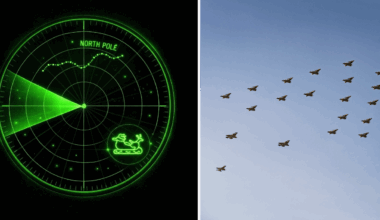 Natos hälsning: ”Följer oidentifierad flygande släde”