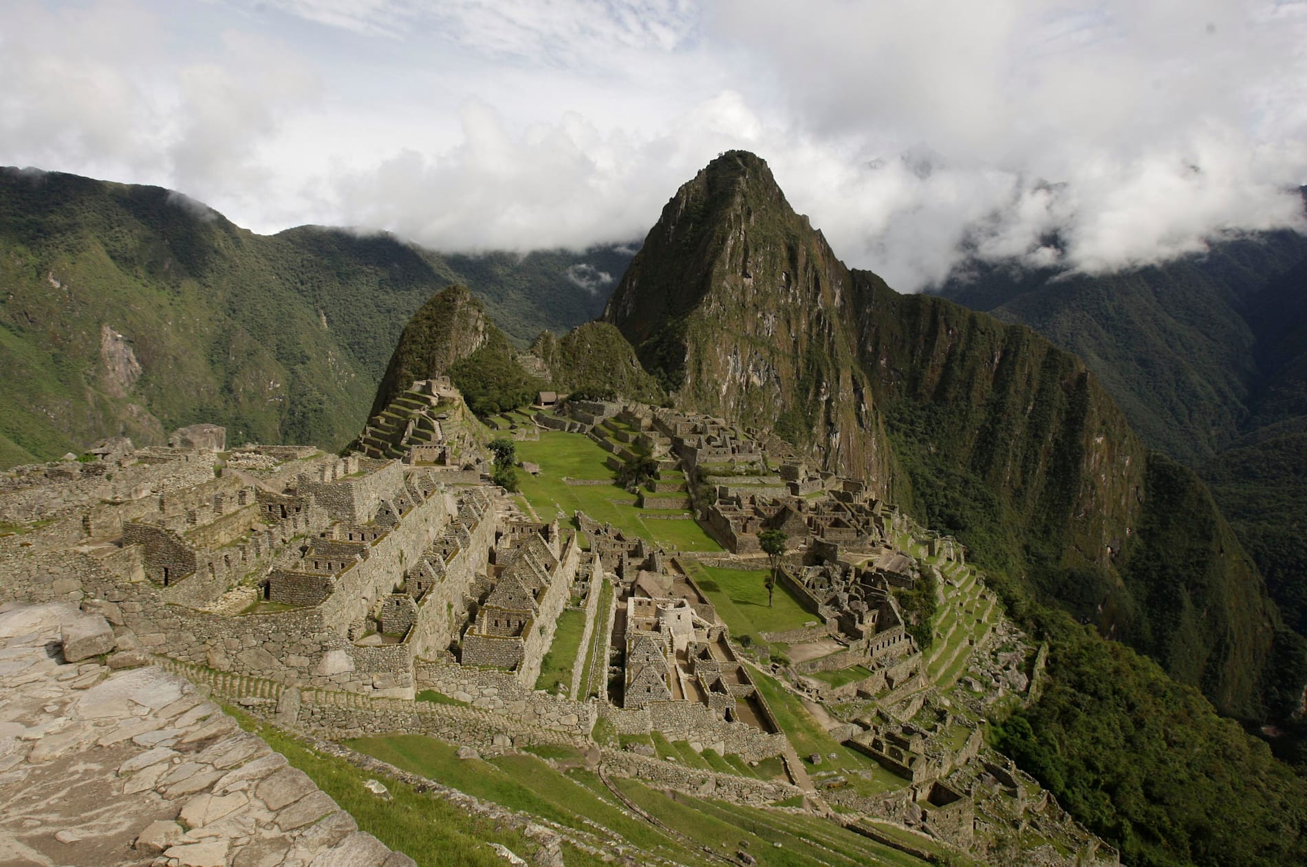 Machu Picchu i Peru. Arkivbild.