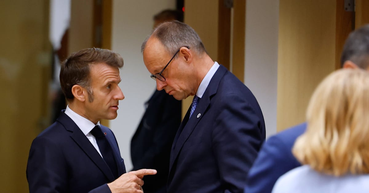 Macron svek Merz angående frysta ryska tillgångar till Ukraina