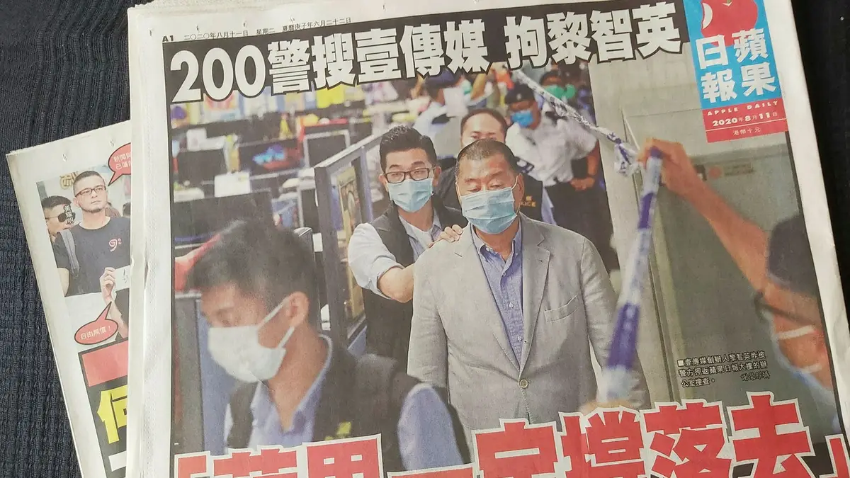 Mediemogulen Jimmy Lai döms i Hongkong