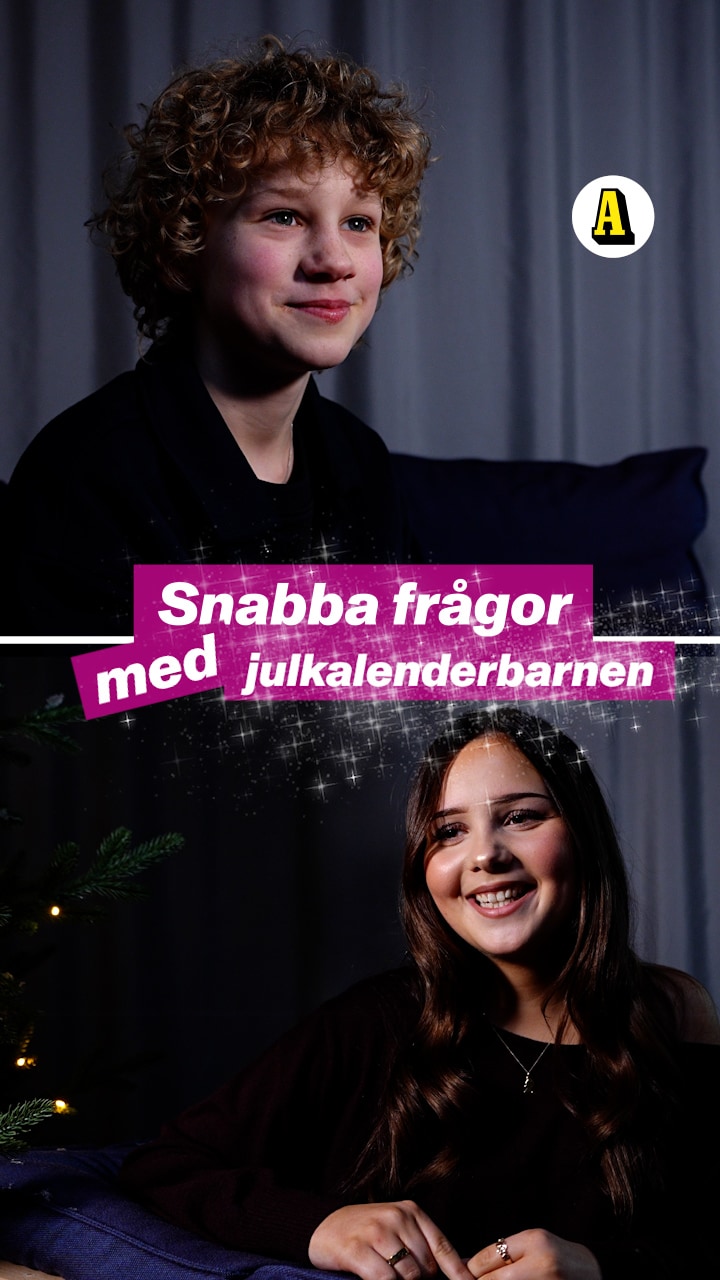 Snabba frågor med julkalenderbarnen