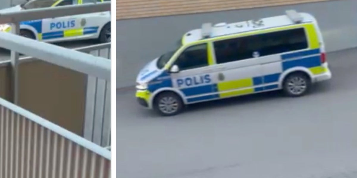 Polis biten vid ingripande mot våldsam minderårig i Katrineholm
