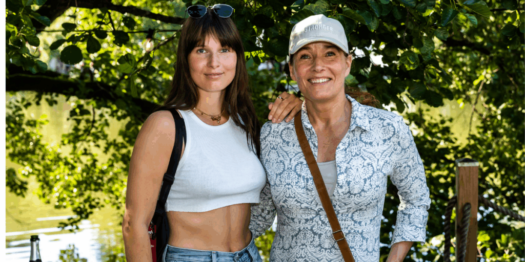Agneta Sjödin och Maja Strömstedt på Way Out West 2022.