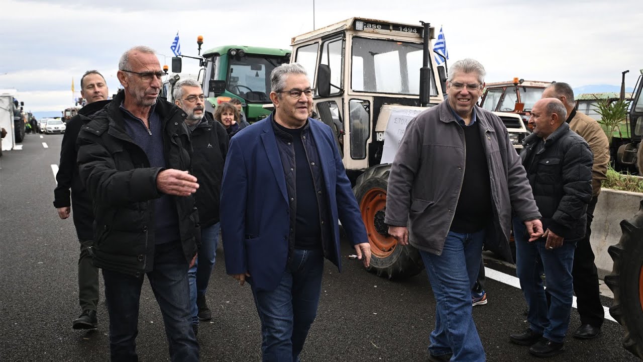 KKE uttalar sitt stöd för bondeprotesterna i Grekland