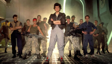 Hela teamet från "Aliens"