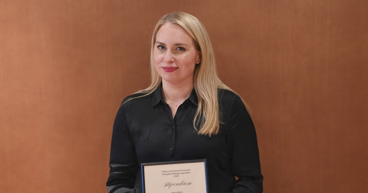 Anna Thor får stipendium för sin forskning – Läkartidningen