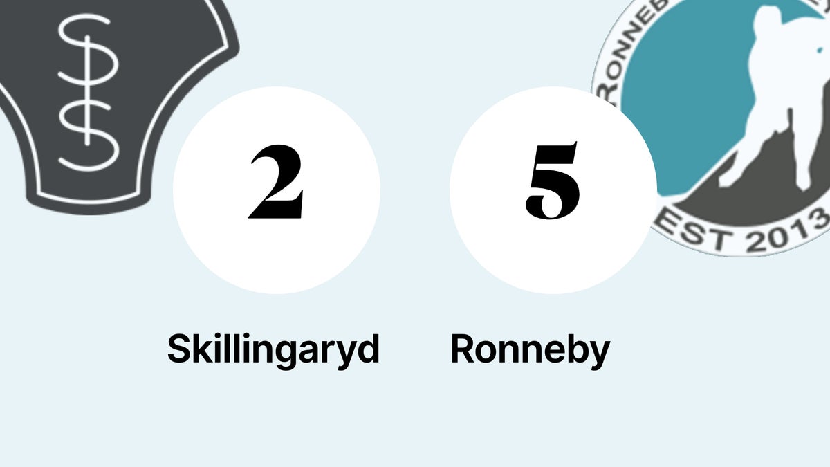 Ronneby segrare borta mot Skillingaryd – Smålandsposten
