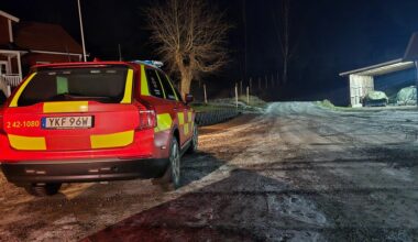 Brand i villa utanför Norrköping