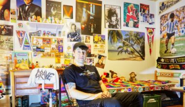 Joakim Janthe bygger 80-talsrum på Gotland