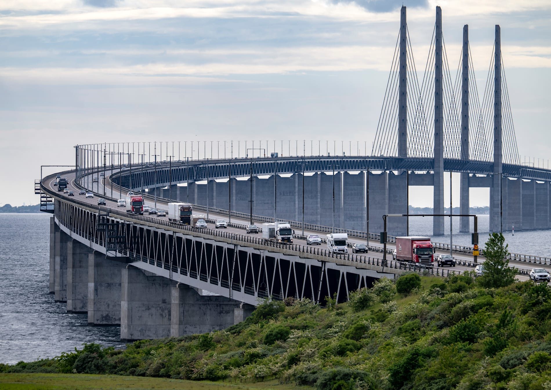 Öresundsbron slår trafikrekord – för andra året i rad. Arkivbild.