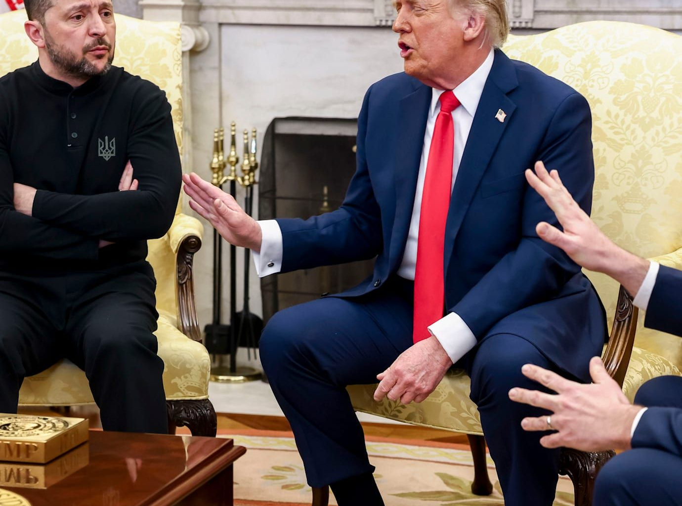 Musk med motorsåg, Gaza och Trumps fredssamtal – ett turbulent år i bilder