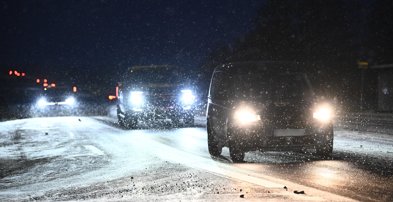 SMHI varnar för plötslig ishalka och snöfall i Umeå