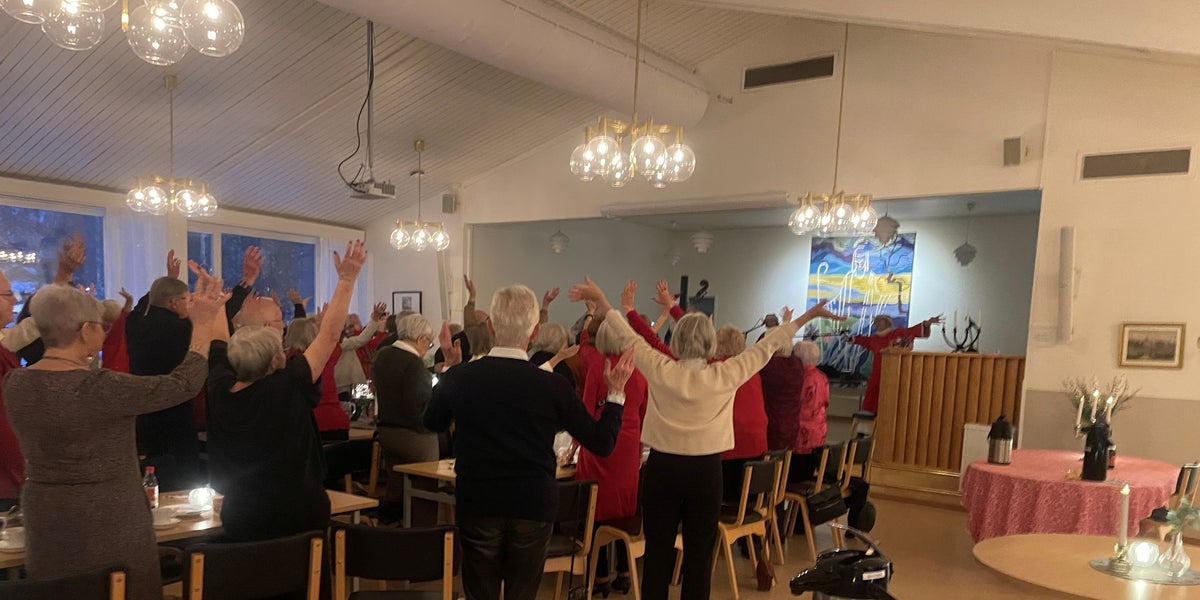 Jullunch med underhållning