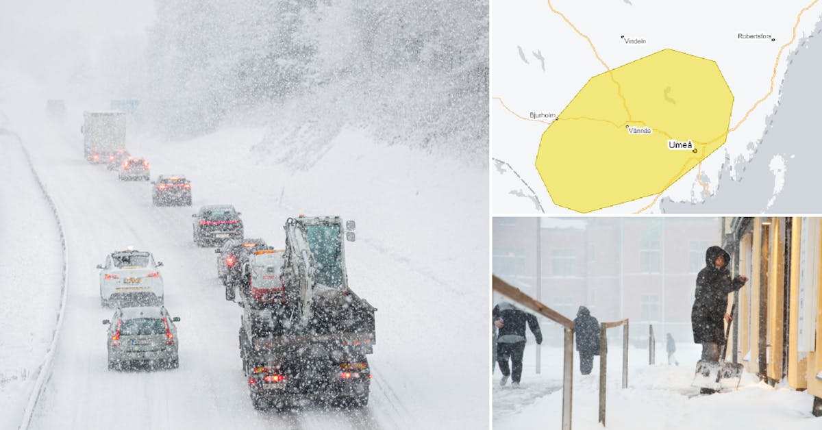 Just nu: Varnar för snökaos - Västerbottens-Kuriren
