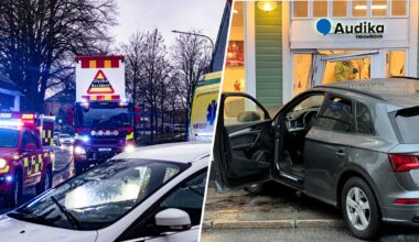 Bilist krockade in i bil och byggnad – Norrtelje Tidning