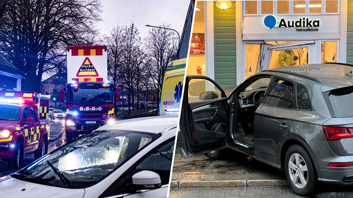 Bilist krockade in i bil och byggnad – Norrtelje Tidning