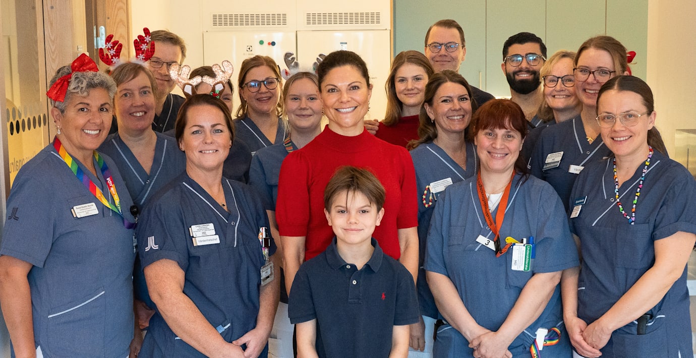 Kronprinsessan besökte sjukhus i Stockholm