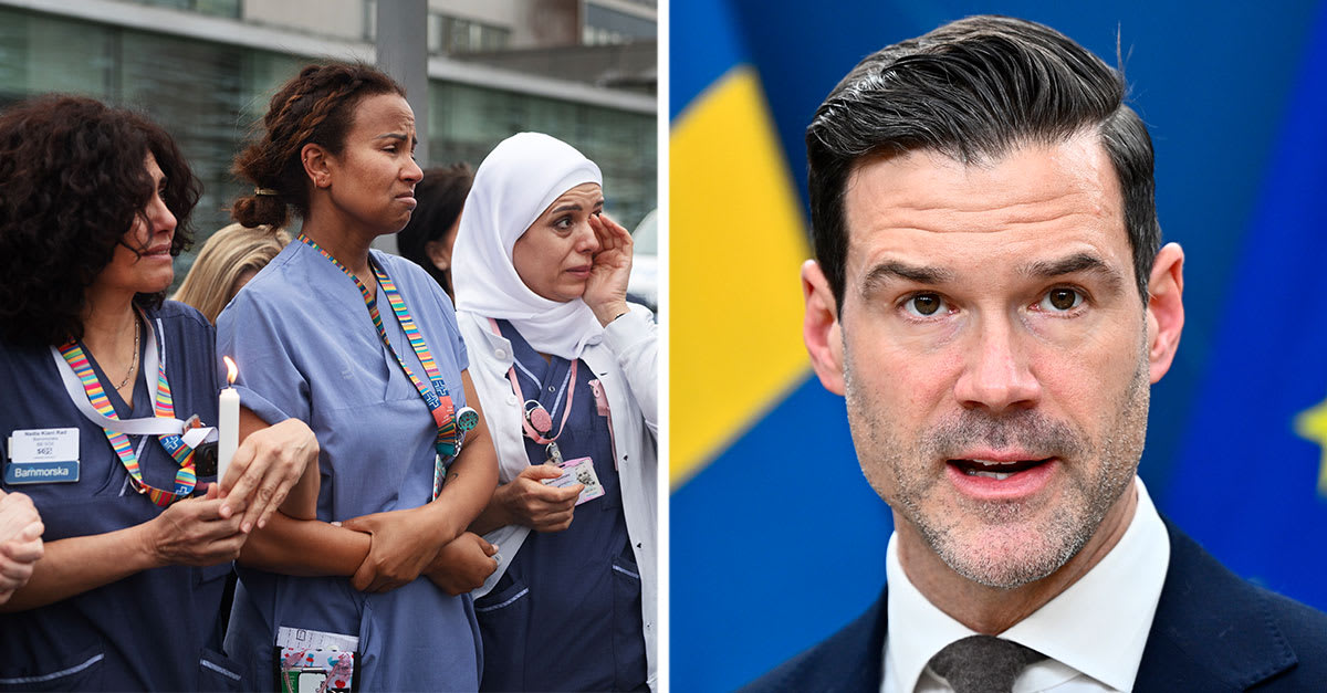 Migrationsminister Johan Forssell är nöjd med migrationspolitiken